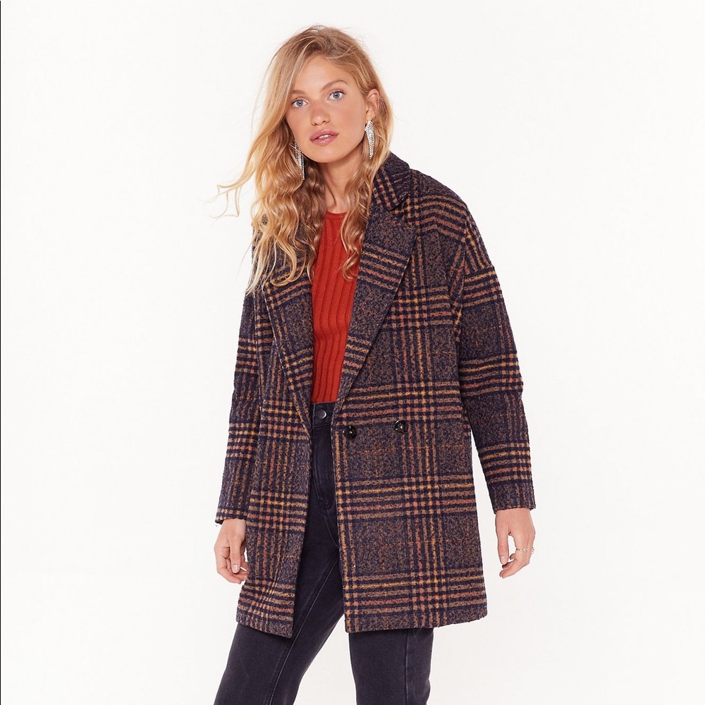 Plaid Oversized Jacket (NEW)